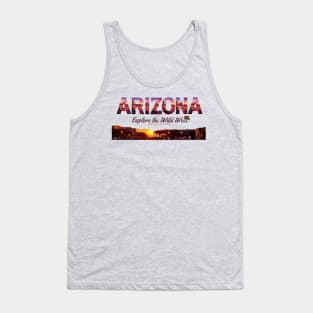 Arizona Sun Spirit slogan shirt, Wild West Tank Top